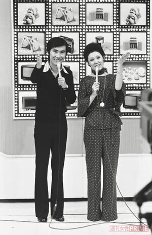 『新婚さんいらっしゃい！』。クセのある素人さんに対し、桂文枝師匠だからこそ仕切れる司会ぶり