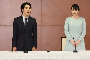 小室圭さんと小室眞子さん（'21年10月）