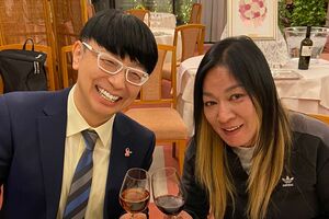 木下博勝医師と妻・ジャガー横田（木下医師のSNSより）