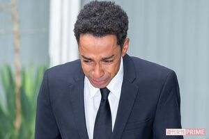 公然わいせつ容疑で逮捕後、釈放された『Aぇ! group』の草間リチャード敬太(2025年10月6日)