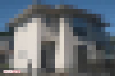 針谷容疑者の自宅は庭付きの一軒家