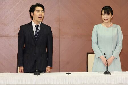 小室圭さんと小室眞子さん（'21年10月）