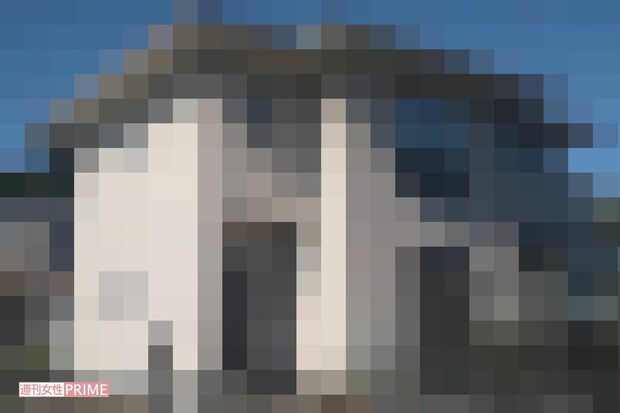 針谷容疑者の自宅は庭付きの一軒家