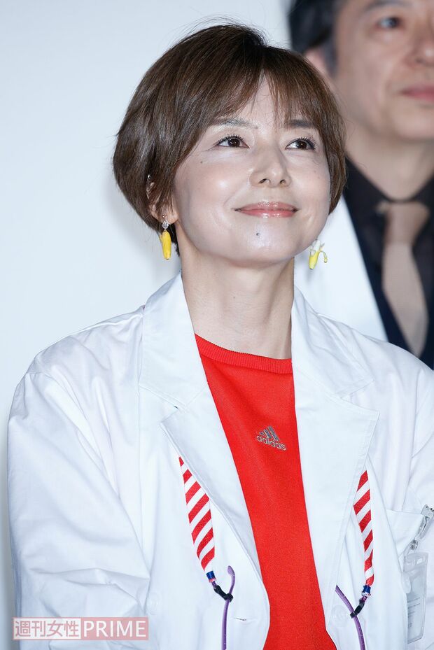 ドラマ『監察医 朝顔』舞台挨拶に登壇した山口智子　撮影／廣瀬靖士