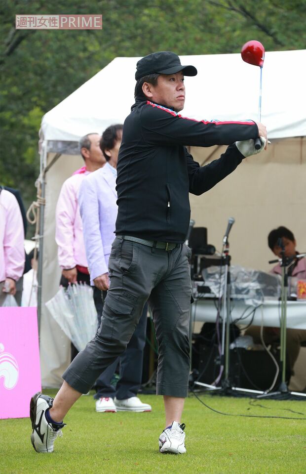 2014年、『たかの友梨CUP』チャリティーゴルフに参加した堀江貴文氏3