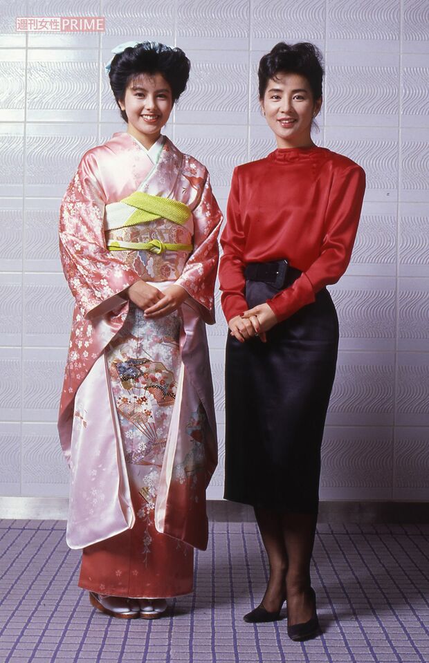 若き日の沢口靖子と吉永小百合の貴重なツーショット