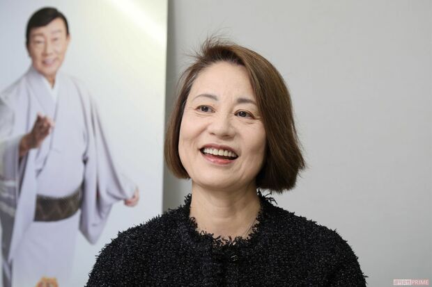 橋幸夫さんの妻・真由美さん　撮影／近藤陽介