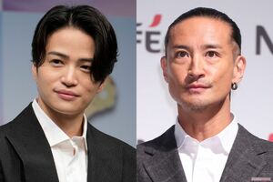猪俣周杜の逮捕で揺れる『timelesz』の菊池風磨（左）と元『TOKIO』の松岡昌宏