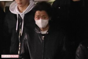 何かを発見してしまった大野智（2018年元旦初詣）