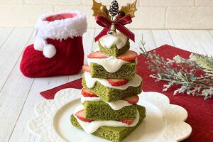 クリスマスツリーケーキ（撮影／鈴木沙織）