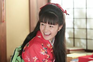 ヒロイン・てん役の葵わかな (c)NHK