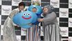 本田翼(左)とおかずクラブが登壇した『ドラゴンクエストXI』新CM発表会(2017年)