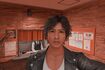 『JUDGEEYES:死神の遺言』ゲーム内キャプチャー/風俗店の前で自撮りするキムタク(筆者撮影)