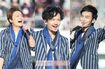 『パラ駅伝inTOKYO2018』に参加した香取慎吾、稲垣吾郎、草なぎ剛 撮影/森田晃博