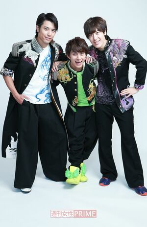 左から勇翔、小林豊、土田拓海。撮影／森田晃博