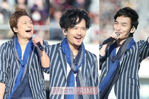 『パラ駅伝inTOKYO2018』に参加した香取慎吾、稲垣吾郎、草なぎ剛　撮影／森田晃博