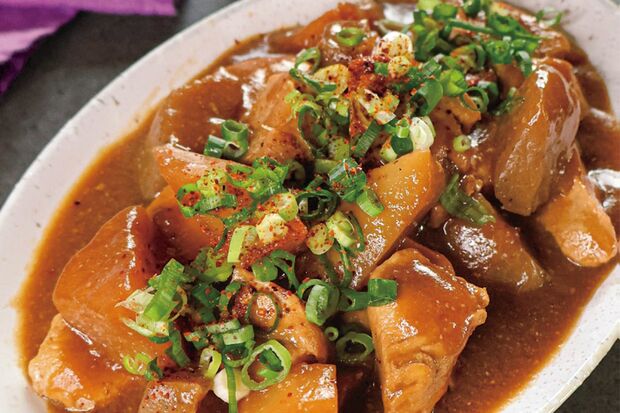 鶏むねと大根のほっこりみそ煮込み