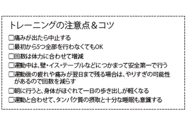 トレーニングの注意点＆コツ