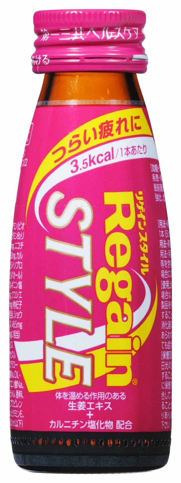 リゲインSTYLE（指定医薬部外品）／第一三共ヘルスケア／リゲインシリーズのオリジナル成分ビオタミン（ビタミンB1誘導体）を含み、腸で吸収してエネルギー代謝をサポート。生姜エキスの温め効果にも期待。