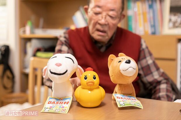 『鉄腕DASH』から贈られた八木橋、村長、北登の人形は宝物