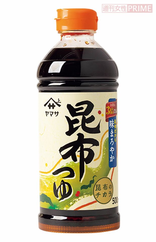 【めんつゆ総合惜しくも圏外（1）】ヤマサ「昆布つゆ」　※画像をクリックするとAmazonの商品ページにジャンプします。