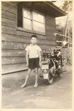 小学校5~6年のころの中洞さん。このころから将来は酪農の仕事に進むと決めていた