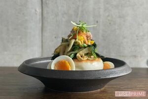 カリっと肉まんのサラダ