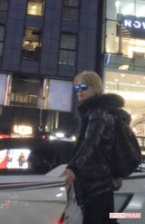 愛車のランボルギーニで銀座にやってきた手越（'17年）