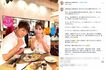 7月10日、弟のNEWS・小山慶一郎とのツーショットを公開した“みきママ”こと藤原美樹氏（本人のインスタグラムより）