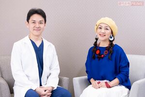 タレントの荒木由美子さん（右）と、医師の高澤博和先生（左）　撮影／齋藤周造