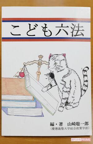大学時代に作った『こども六法』。基本的な構成は、このころに固まっていた 撮影/齋藤周造