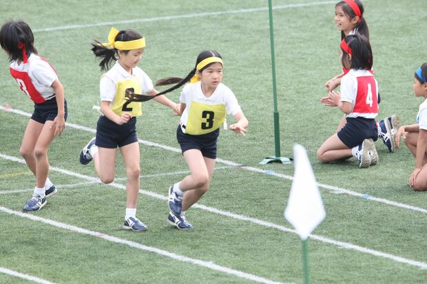 学習院初等科2年（’09年）リレー選手に