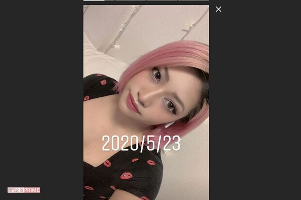 23日夜中の3時ごろにインスタグラムのストーリーにアップされた写真