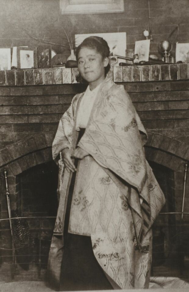 アメリカ文化を吸収し、成長した17歳ごろの津田（津田塾大学提供）