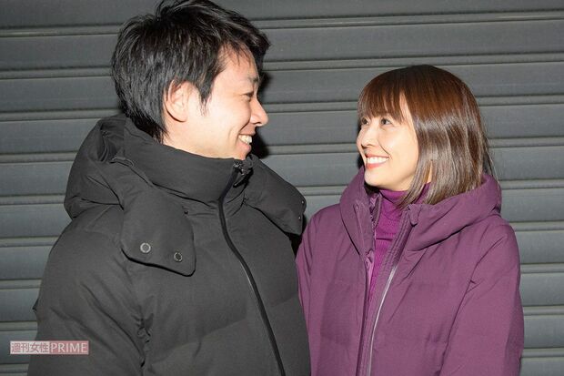 直撃に“ラブラブ対応”をみせる小林麻耶と國光さん