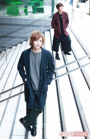 写真手前から染谷俊之、赤澤 燈 撮影/森田晃博