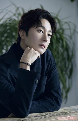 日本でも大人気の韓国ドラマに主演しているチョン・イル（撮影／吉岡竜紀）