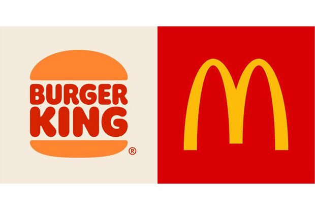 バーガーキング（左）とマクドナルド（それぞれ公式Xより）