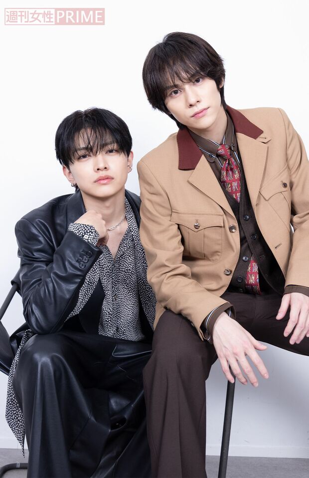 宮武 颯（左）と山下 幸輝（右）　撮影／吉岡竜紀