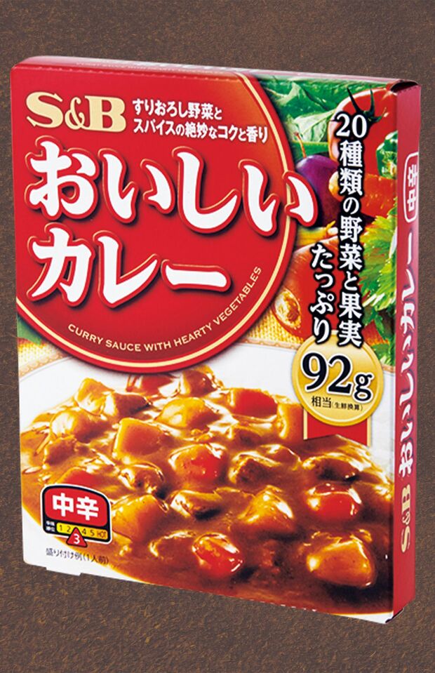 【300円以下レトルトカレーランキング】〈第12位〉おいしいカレー（エスビー食品／102円）　※画像をクリックするとAmazonの商品ページにジャンプします。