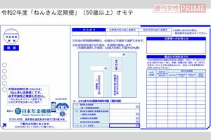 毎年届く『ねんきん定期便』でもらえる年金がわかる