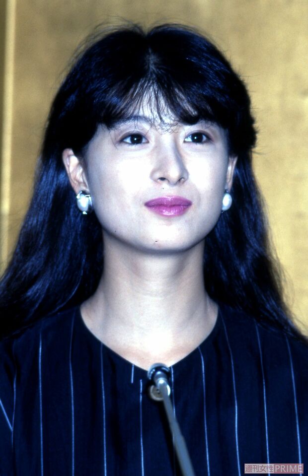 河合奈保子。通った鼻筋が美しい