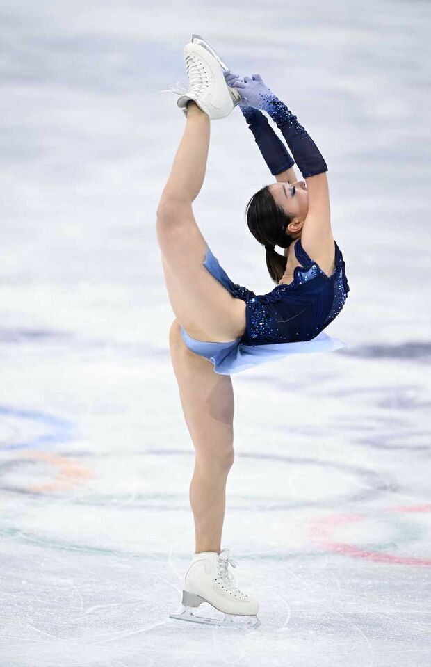 ミラノ・コルティナ五輪フィギュアスケート団体のショートで圧巻の演技を見せた坂本花織（撮影／JMPA）