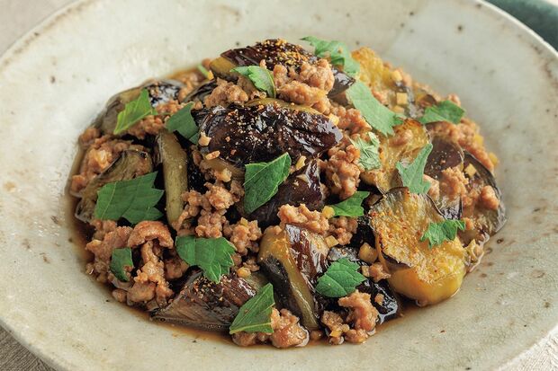 なすのそぼろ煮