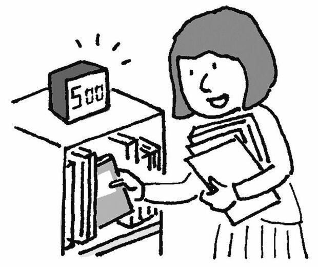 短い時間からはじめ、だんだんと習慣化していくと良い（イラスト／スヤマミズホ）