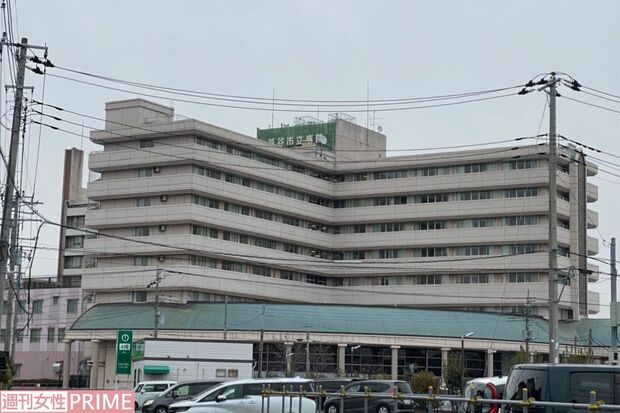 2025年3月1日に逮捕された日高真道容疑者の勤務先病院(2025年3月撮影)