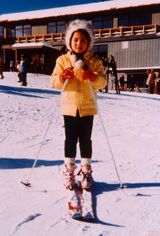 スキーをされる雅子さま
