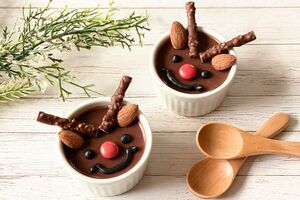 トナカイのチョコプリン（撮影／鈴木沙織）