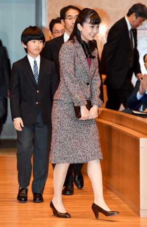 「第41回少年の主張全国大会」に出席した佳子さまと悠仁さま（2019年12月8日）