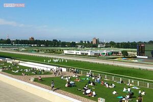 家族連れで賑わう札幌競馬 撮影/編集部